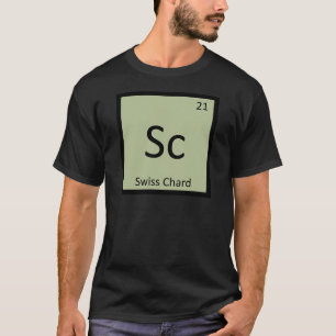 Sc - Schweizer Mangold Gemüse Chemie Symbol T-Shirt
