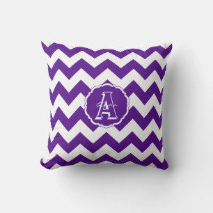 SC Zickzack, Buchstabe A Lila-weißes Kissen