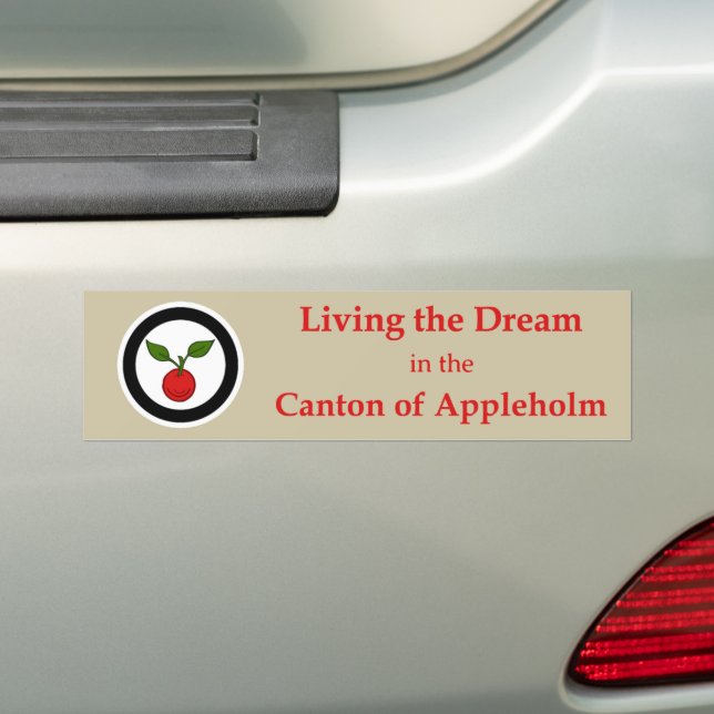 SCA Appleholm Bumper Sticker Autoaufkleber (Auf Auto)