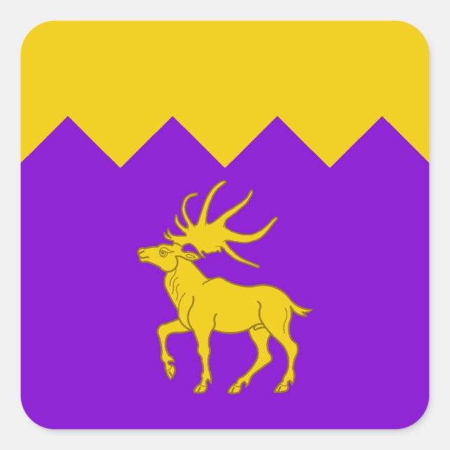 SCA Arch Hold Populace Abzeichen Square Sticker (Vorderseite)