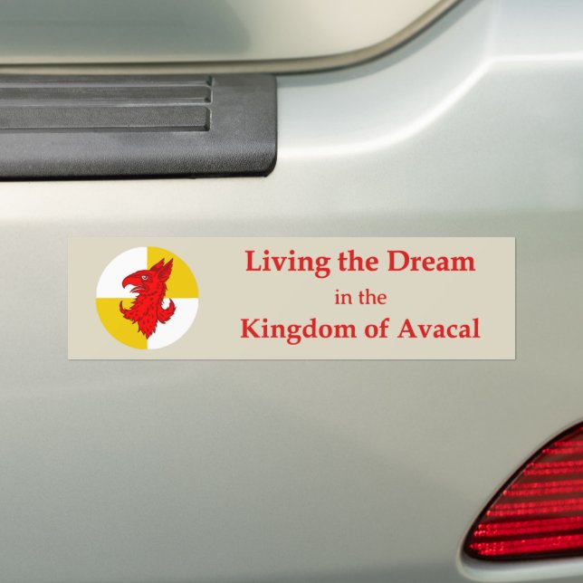 SCA Avacal Bumper Sticker Autoaufkleber (Auf Auto)