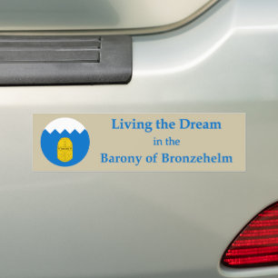 SCA Bronzehelm-Aufkleber Autoaufkleber