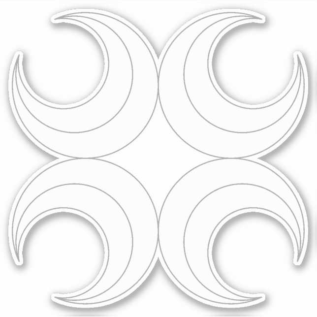SCA Caid Custom-Cut Vinyl Sticker (Vorderseite)