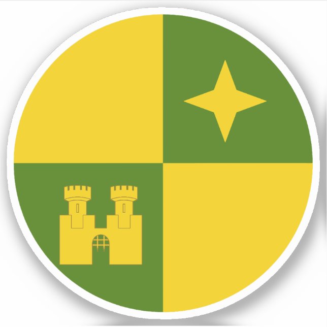 SCA Castle North Vinyl Sticker (Vorderseite)