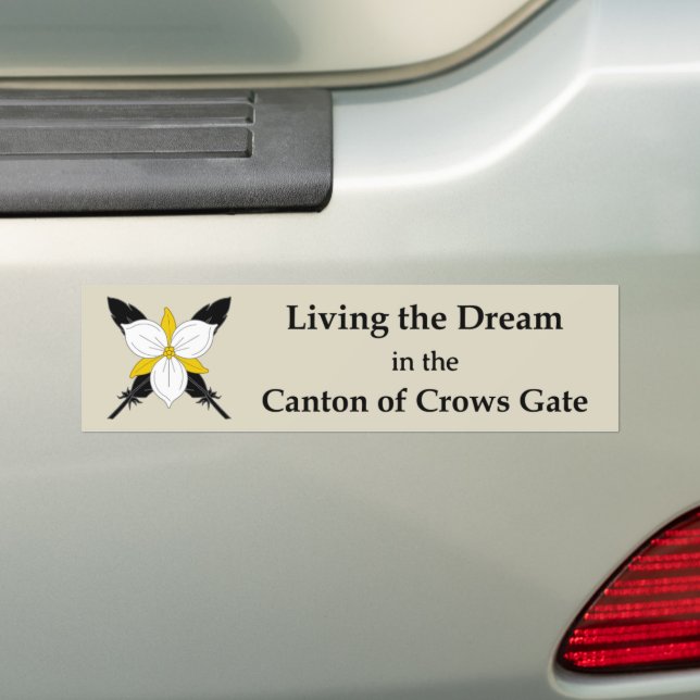 SCA Crows Gate Bumper Sticker (En voiture)