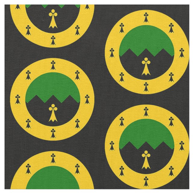 SCA Granite Mountain Populace Abzeichen Fabric Stoff (Nahaufnahme)