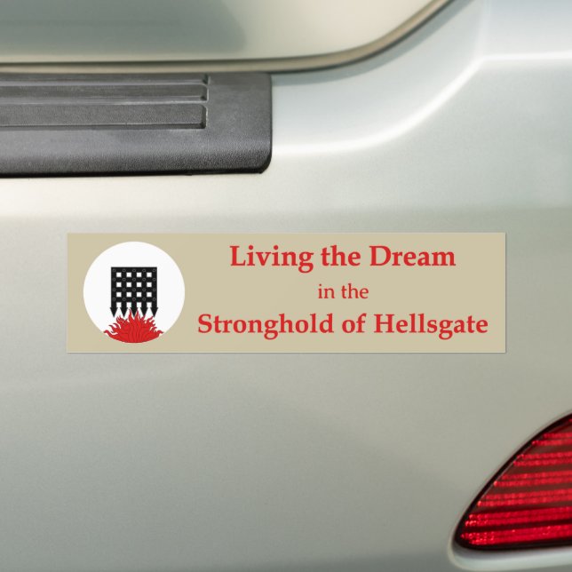 SCA Hellsgate Bumper Sticker (En voiture)