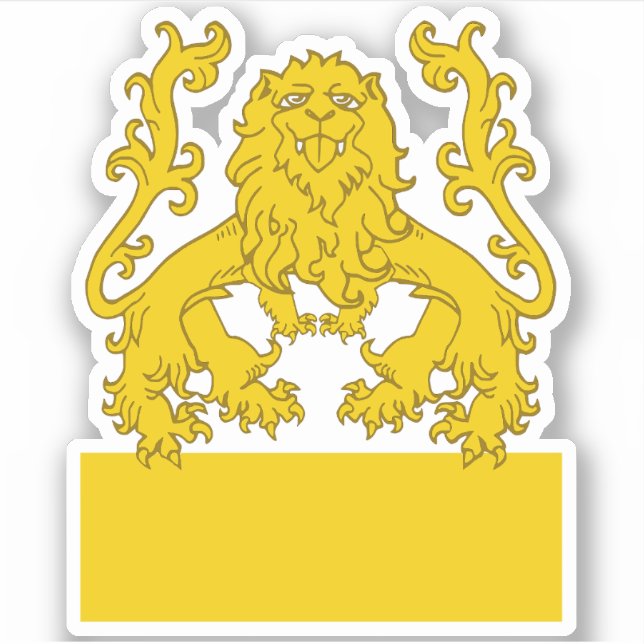 SCA Lions End Vinyl Sticker (Vorderseite)