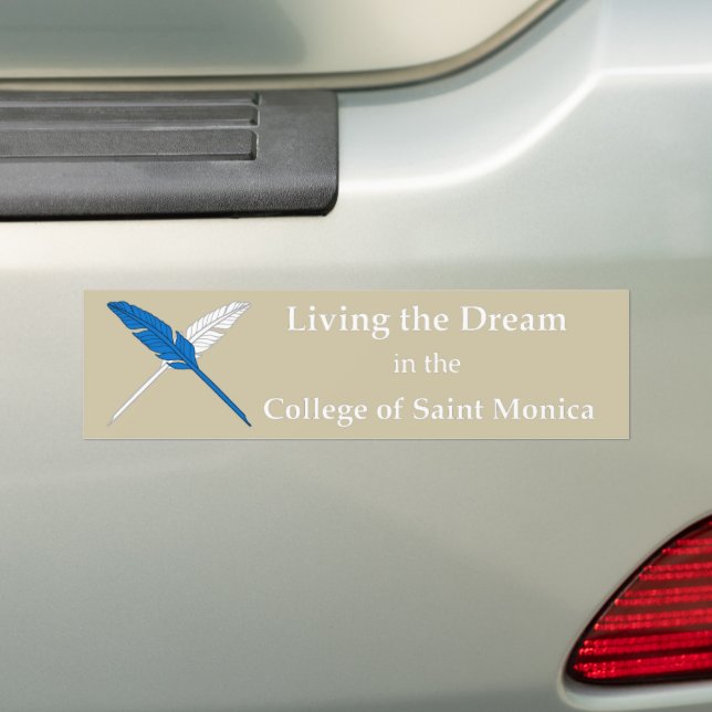 SCA Saint Monica Bumper Sticker (En voiture)