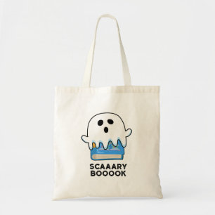 Scaaary Booook Funny Ghost Book Pub Tragetasche
