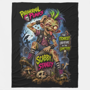 Scabby Stanley - Paranormal Punks Fleece-Decke Fleecedecke