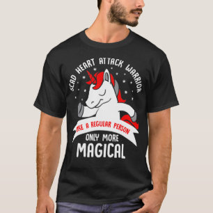 SCAD Heart Attack Survivor Magical Warrior Awarene T-Shirt