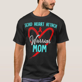 SCAD Herzinfarkt Überlebender Pride Krieger Bewuss T-Shirt
