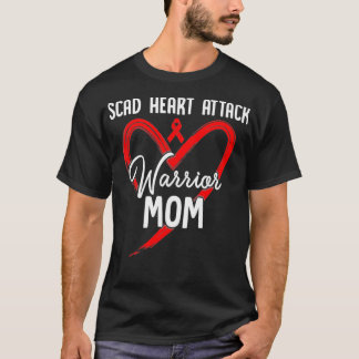 SCAD Herzinfarkt Überlebender Pride Krieger Bewuss T-Shirt