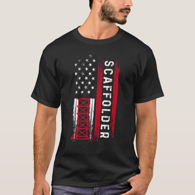 Scaffolder Mentoring Scaffold Builder Scaffolding T-Shirt (Vorderseite)