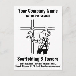Scaffolder or Scaffolding Company Postkarte