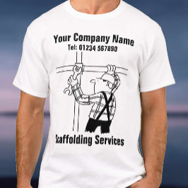 Scaffolder Scaffolding Services Company Workwear T-Shirt