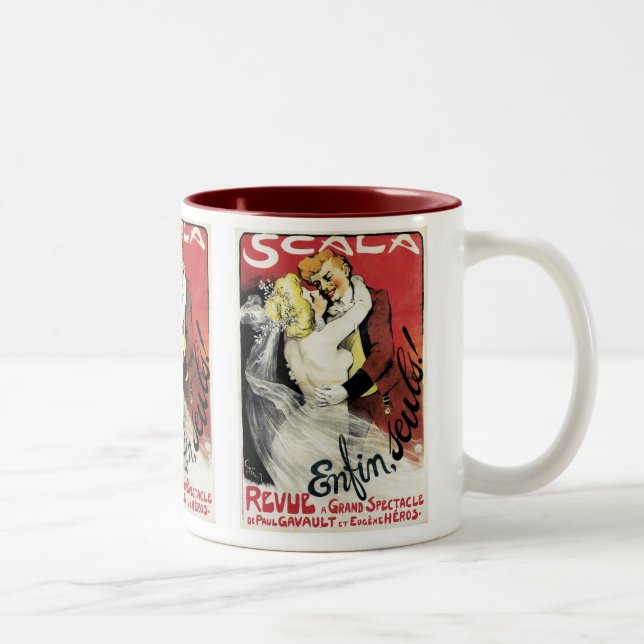 Scala ~ Enfin, Seuls! Zweifarbige Tasse (Rechts)