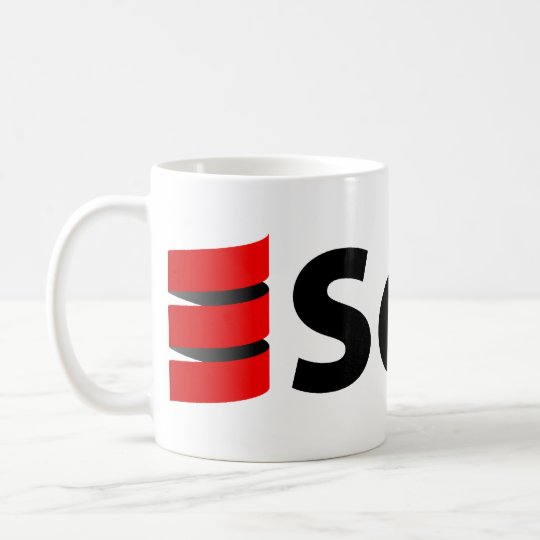 Scala Tasse oder Stein, großes Logo