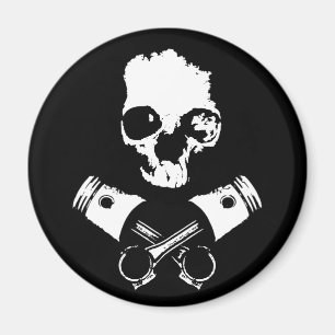 Scalawag u. gekreuzte Kolben Magnet