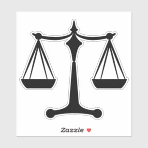 Scales de justice - Sticker Classi de droit