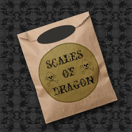 Scales of Dragon Witch's Potion Label Geschenktütchen