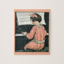 Scales von Jessie Willcox Smith, Piano Music Girl