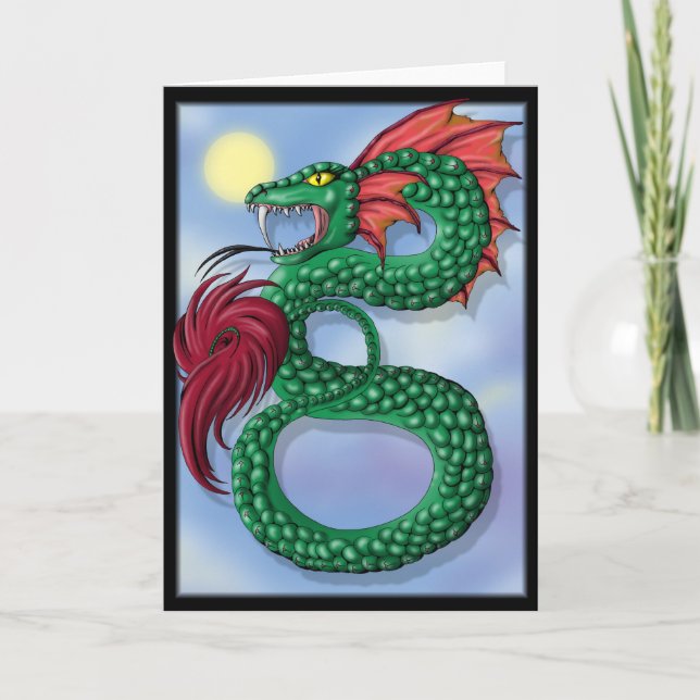 Scaless Gruß-Karte Karte (Vorderseite)