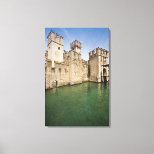 Scaliger-Schloss, Sirmione, Provinz Brescia, Leinwanddruck