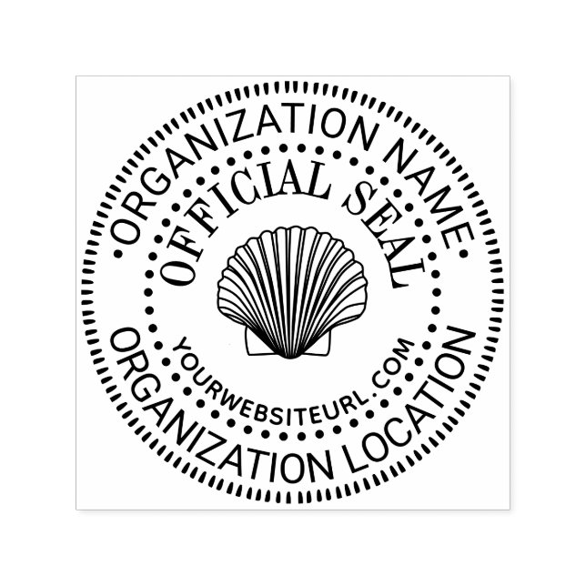 Scallop Allgemeine URL des Offiziellen Siegels Permastempel (Design)