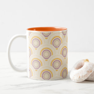 Scallop Japanisch Beige Zweifarbige Tasse