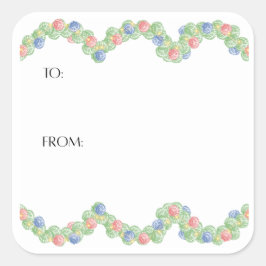 Scallop Shell Gift Sticker