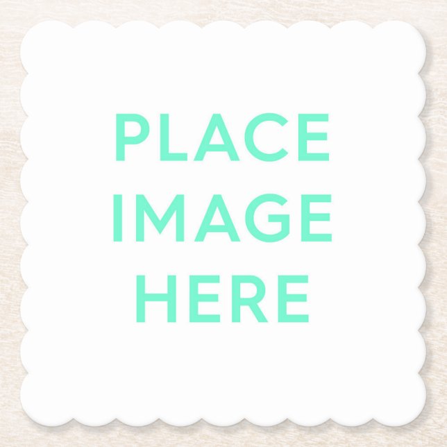 Scallop Square Untersetzer (Vorderseite)