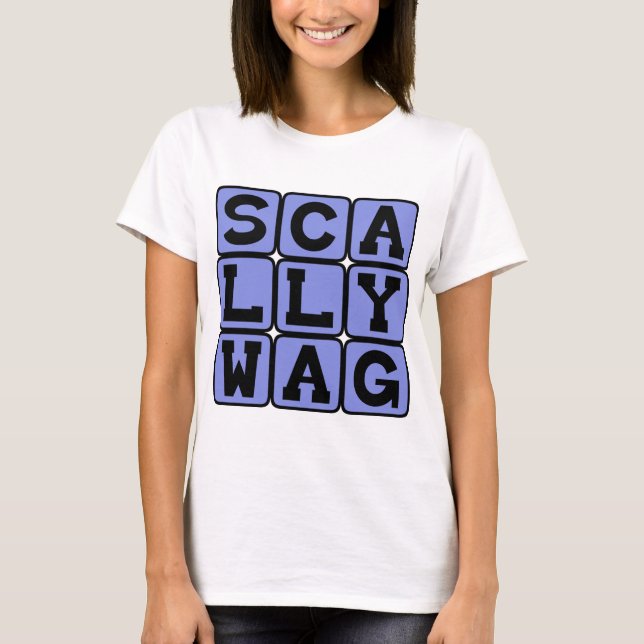 Scallywag, Mischesvous Rascal T-Shirt (Vorderseite)