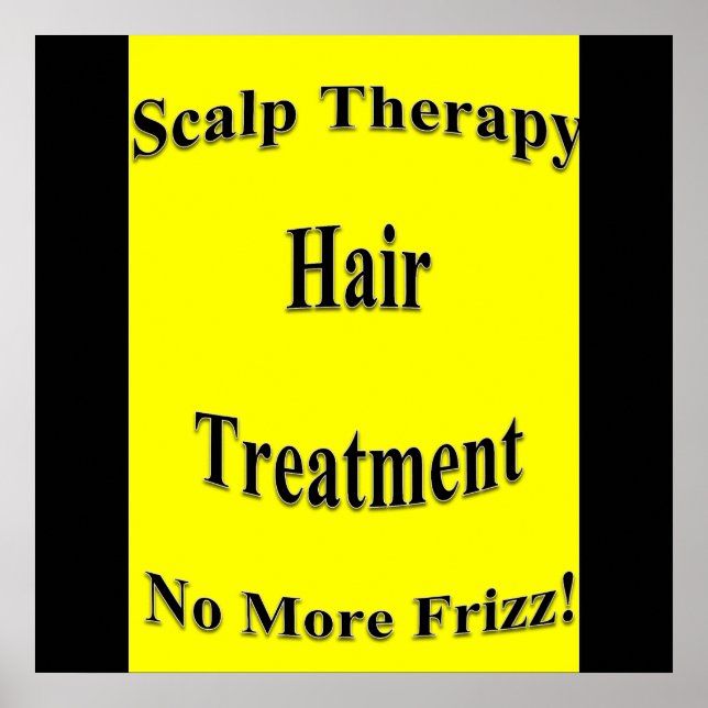 Scalp Therapy Haircut Sale Poster Matte (Vorne)