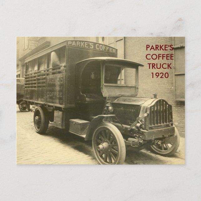scan0009, PARKE'S COFFEE1920 Postkarte (Vorderseite)