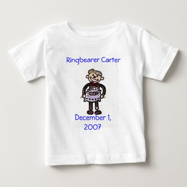 scan0014, Ringbearer Carter1. Dezember 2007 Baby T-shirt (Vorderseite)