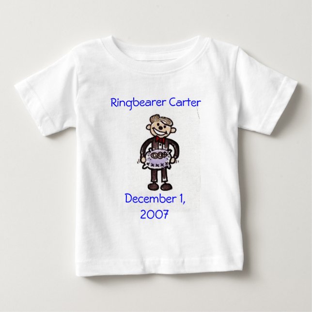 scan0014, Ringbearer Evan, 1. Dezember 2007 Baby T-shirt (Vorderseite)