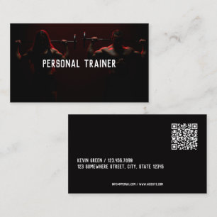 Scan-Code Personal Trainer Visitenkarte