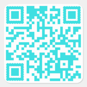 Scan & Discovery: QR-Code-Aufkleber Quadratischer Aufkleber