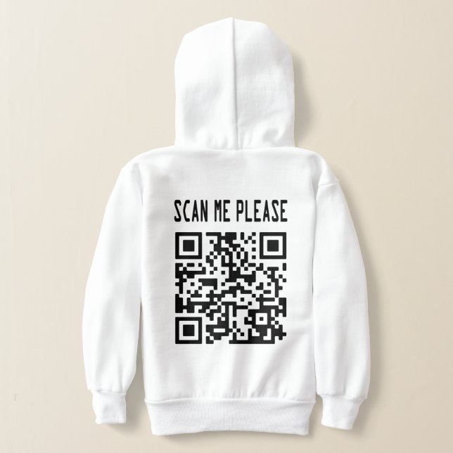 Scan Me Please QR Code - Smile, It's Free (Couchage Retour)