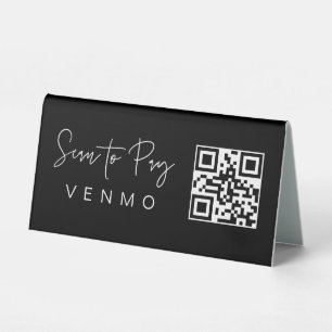 Scan-Pay QR-Code Mobile Checkout Table Zelt-Zeiche Tischaufsteller