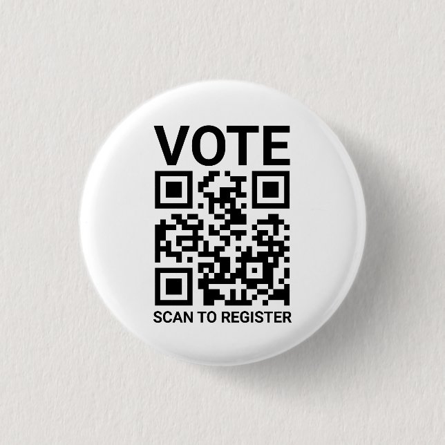 Scan-QR-Code für die Registrierung benutzerdefinie Button (Vorderseite)