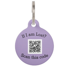 Scan QR code lost found me code pet Haustiermarke