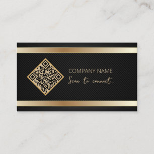 Scan zum Verbinden von QR-Code für soziale Medien Visitenkarte