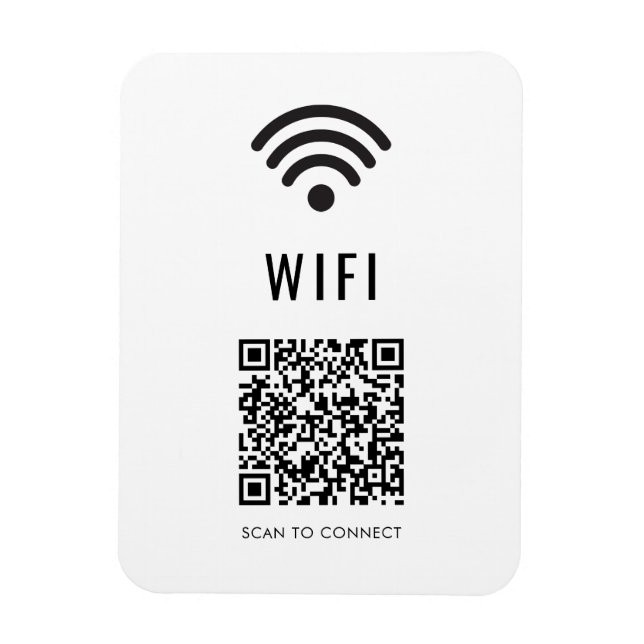 Scan zum Verbinden von WiFi-Magnet mit QR-Code-Des Magnet (Vertikal)