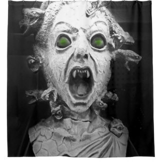 Scandale effrayante Medusa, rideau de douche
