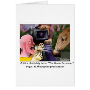 Scandale Horse Drôle Tee - shirt Cartes Cadeaux Pl