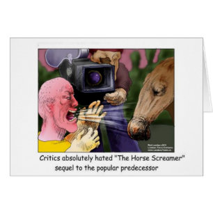 Scandale Horse Drôle Tee - shirt Cartes Cadeaux Pl