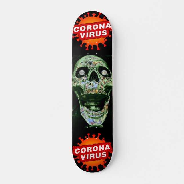 Scandale Skull Skateboard (Devant)